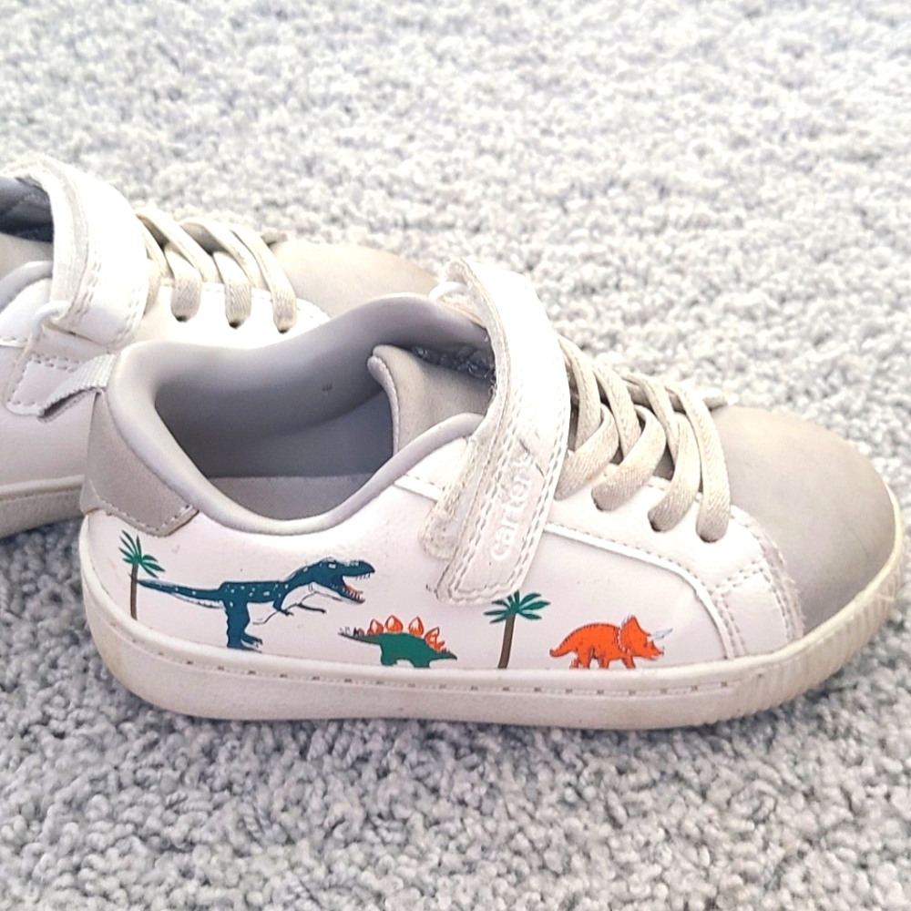 Carters dinosaur toddler shoes size US 8